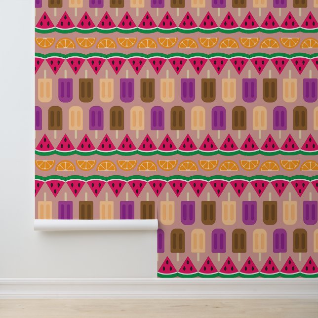 Summer Sweets Behang (Applicatie)