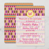 Summer Sweets Party Invitation (Devant / Derrière)