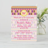 Summer Sweets Party Invitation (Debout devant)