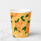Summer Tangerines Papieren Bekers (Rechts)