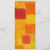 Summer tango Wedding Program Programma (Achterkant)