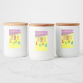 Summer Tiki Pineapple Luau Voedselcontainer Etiket (Flessen)
