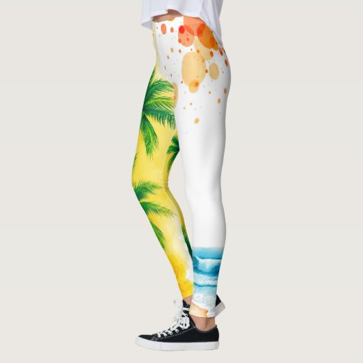 “Summer Time” beach design Leggings (Links)