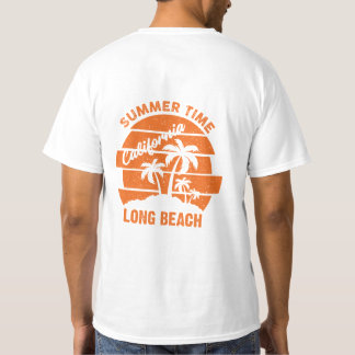 Summer Time California Long Beach T-Shirt