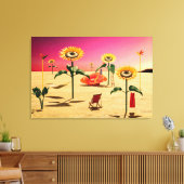 Summer Time Canvas Afdruk (Insitu (Woonkamer))