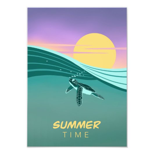Summer Time Foto Afdruk (Voorkant)