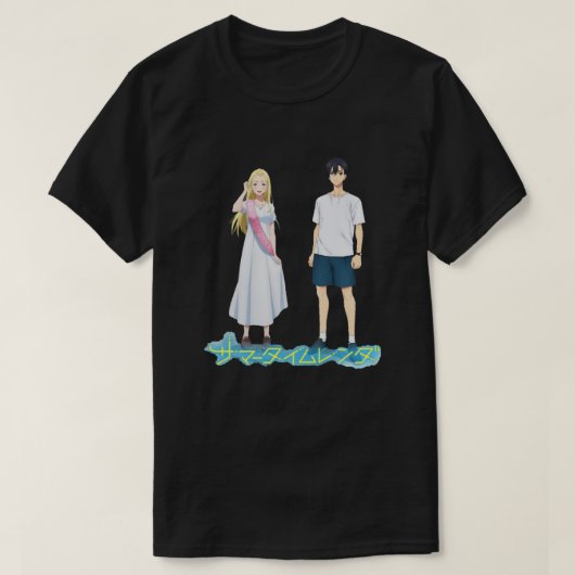 Summer Time Render Anime T-shirt (Design voorkant)