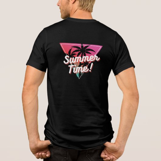 Summer Time Tri-Blend Shirt (Achterkant)