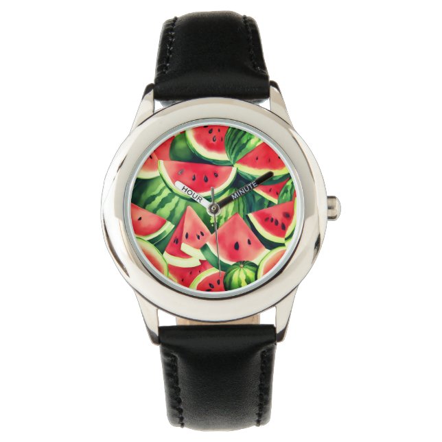 Summer time watermelons horloge (Voorkant)