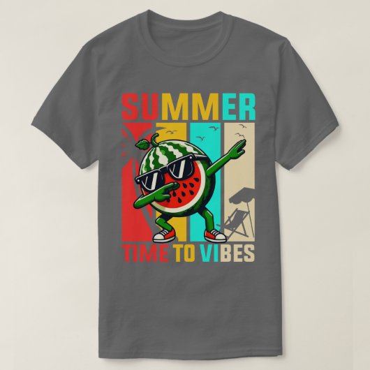 Summer Times Vibes Walermelon T-shirt (Design voorkant)