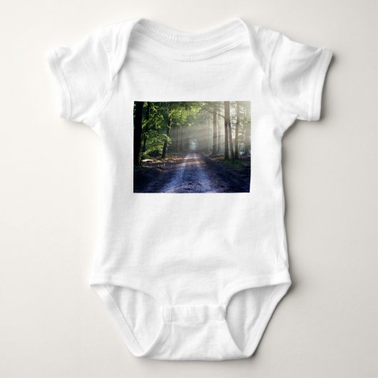 Summer Trees die Dirt Road beslaan Romper (Voorkant)