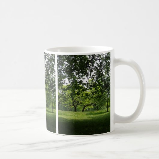 Summer Trees Park Photo Mug (Droite)