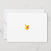 Summer Tropical Bamboo Tiki Beach Invitation (Dos)