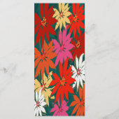 Summer Tropical Big Flowers & Arch Wedding Menu (Achterkant)