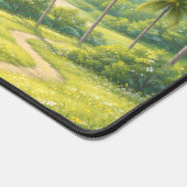Summer Tropical Coast Mouse Pad (Coin)