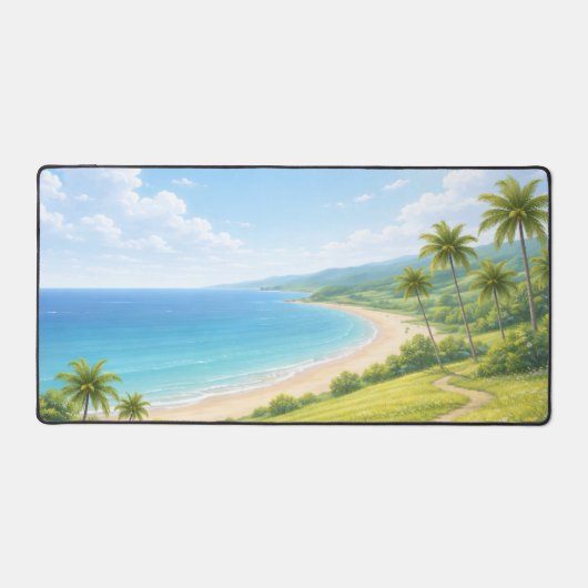 Summer Tropical Coast Mouse Pad (Recto)