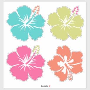 Summer Tropical Flowers Sticker