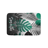 Summer Tropical Leaves Badmat (Voorkant)