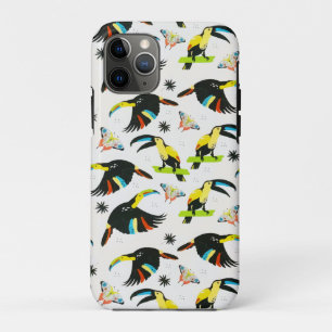 Summer Tropical Oerwoud Parrot Butterfly iPhone 11 Pro Hoesje