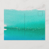 Summer Tropical Pineappelfruit Feestdagenkaart (Achterkant)