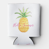 Summer Tropical Pineapple Blikjeskoeler (Voorkant)