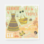 Summer Tropics Servet (Voorkant)