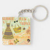 Summer Tropics Sleutelhanger (Achterkant)