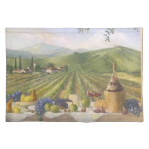 Summer Tuscan Vineyard Italië Land Wine Apples