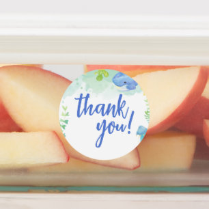 Summer Under the Zee Baby shower Bedankt Labels
