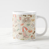 Summer Vacation Pattern Extra Grote Beker (Rechts)