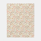 Summer Vacation Pattern Fleece Deken (Voorkant)