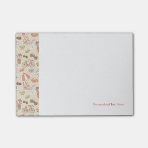 Summer Vacation Pattern Post-it® Notes