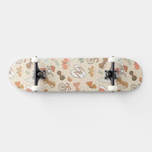 Summer Vacation Pattern Skateboard (Horizontaal)