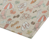 Summer Vacation Pattern Snijplank (Hoek)