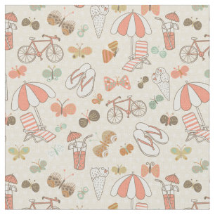 Summer Vacation Pattern Stof
