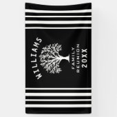 Summer Vacation Road Trip Cool Tree Family Reunion Spandoek (Verticaal)