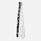 Summer Verdant Camouflage Pattern Stropdas (Achterkant)