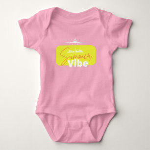 Summer Vibe schattig roze schattig meisje Romper