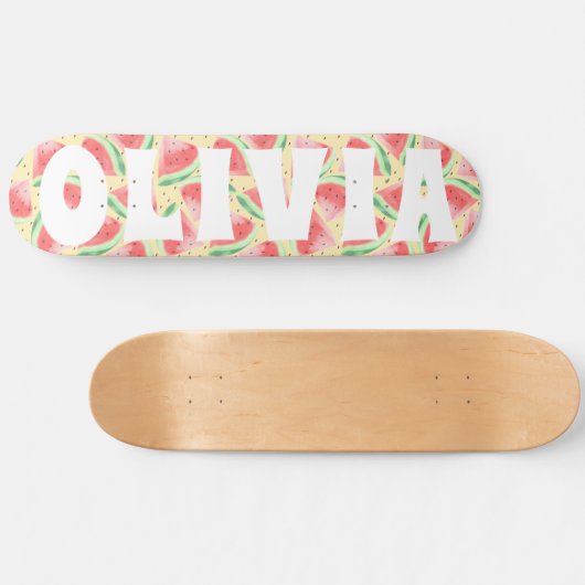 Summer Vibe Watermelon Custom Sweet Skateboard (Horizontaal)