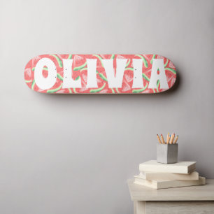 Summer Vibe Watermelon Custom Sweet Skateboard