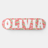 Summer Vibe Watermelon Custom Sweet Skateboard (Horizontaal)