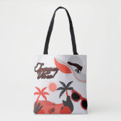 Summer Vibe White Tote bag (Devant)