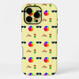 Summer Vibes Beach Ball Zonnebril Sun Pet Ice Pop iPhone 16 Pro Max Hoesje