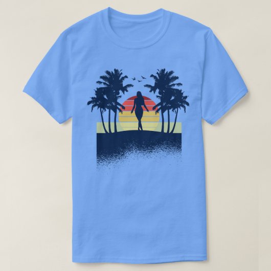 Summer Vibes Beach T-shirt (Design voorkant)