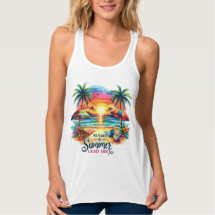 Summer Vibes Brushstroke Beach Sunset-34626 Hoodie Tanktop