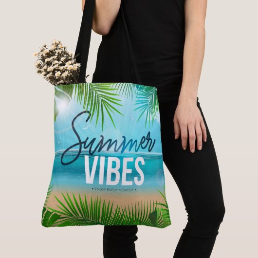 Summer Vibes Canvas tas (Dichtbij)