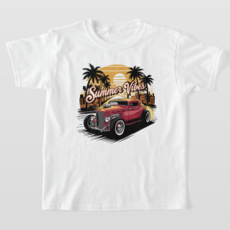 Summer Vibes Classic Car T-shirt