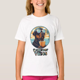 Summer Vibes Dog – Cool Beach Mood Tee T-shirt