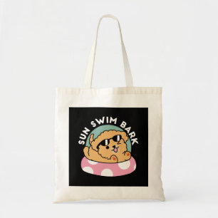 Summer Vibes Dog - Drijvende puppy met zonnebril Tote Bag