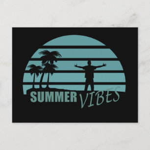 Summer Vibes Familievakantie Briefkaart